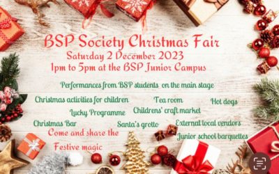 Christmas Fair 2023 : samedi 2 décembre